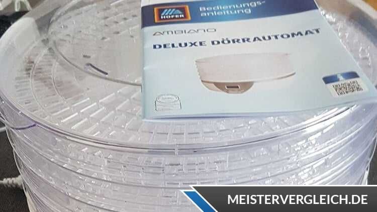 Сушарка для овочів та фруктів AMBIANO® Deluxe Dörrautomat 350 Вт