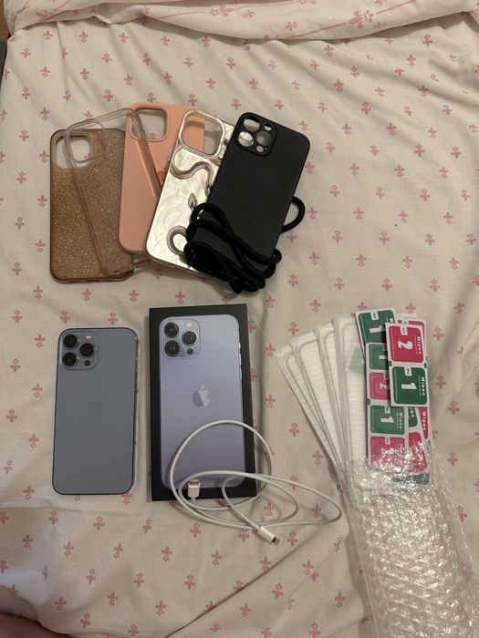 iPhone 13 Pro Max Sierra Blue 128GB + Carregador