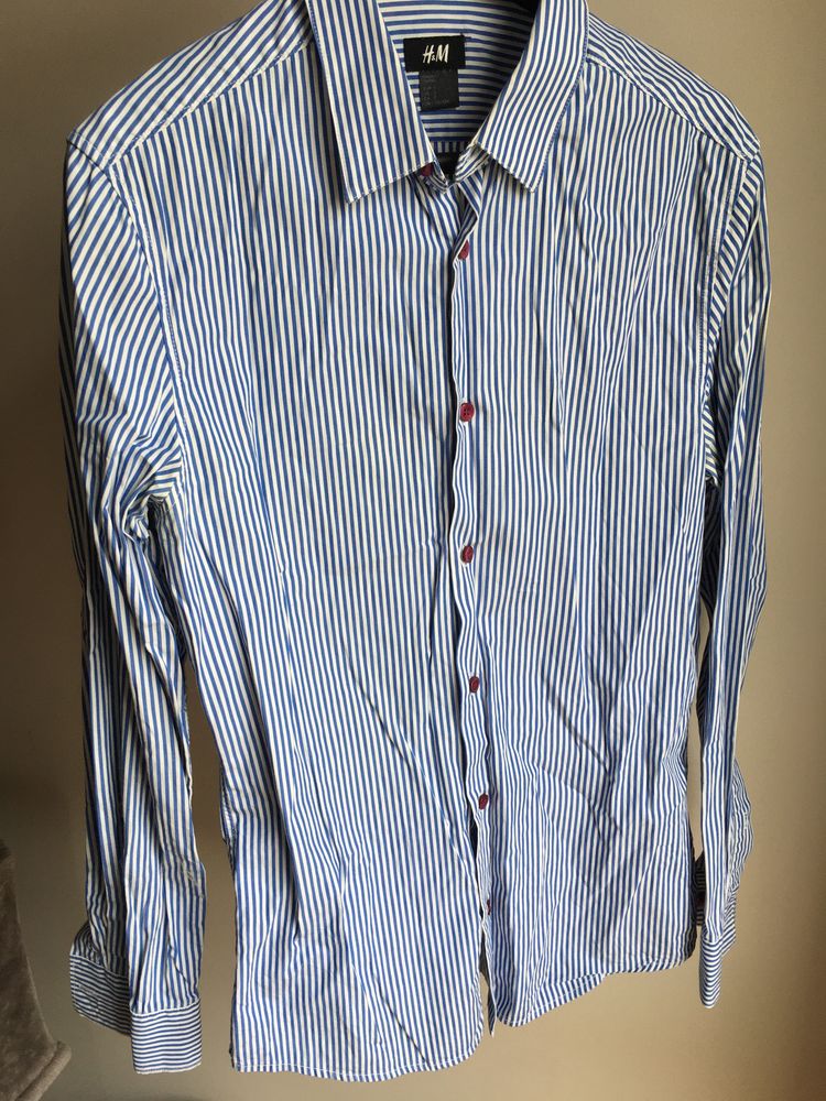 koszula h&m męska S w paski