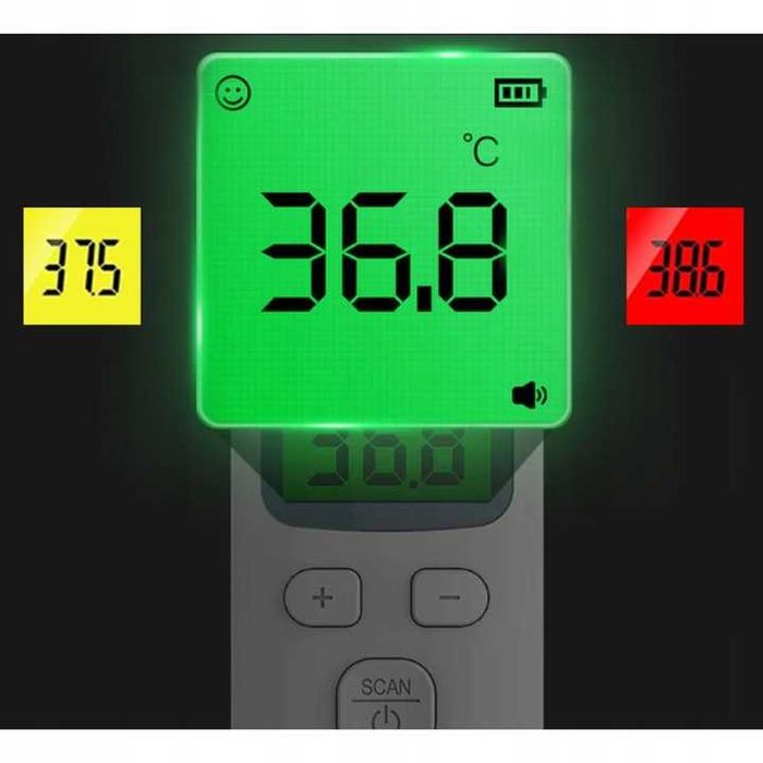 Termometr bezdotykowy na podczerwień elektroniczny dokładny 1s