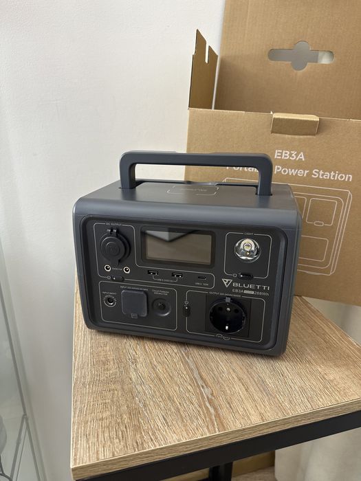 Зарядна станція Bluetti EB3A 600 вт, 268вт, год для дому UPS,ДЖБ