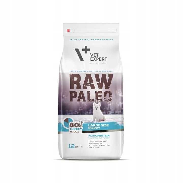 VET EXPERT RAW PALEO Large size PUPPY 14 kg + gratis