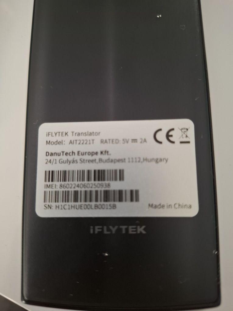 iflytek 0.4  Smart Translator mowy