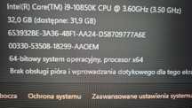 Płyta główna z490 extreme 4 + ram32gb + procesor i9