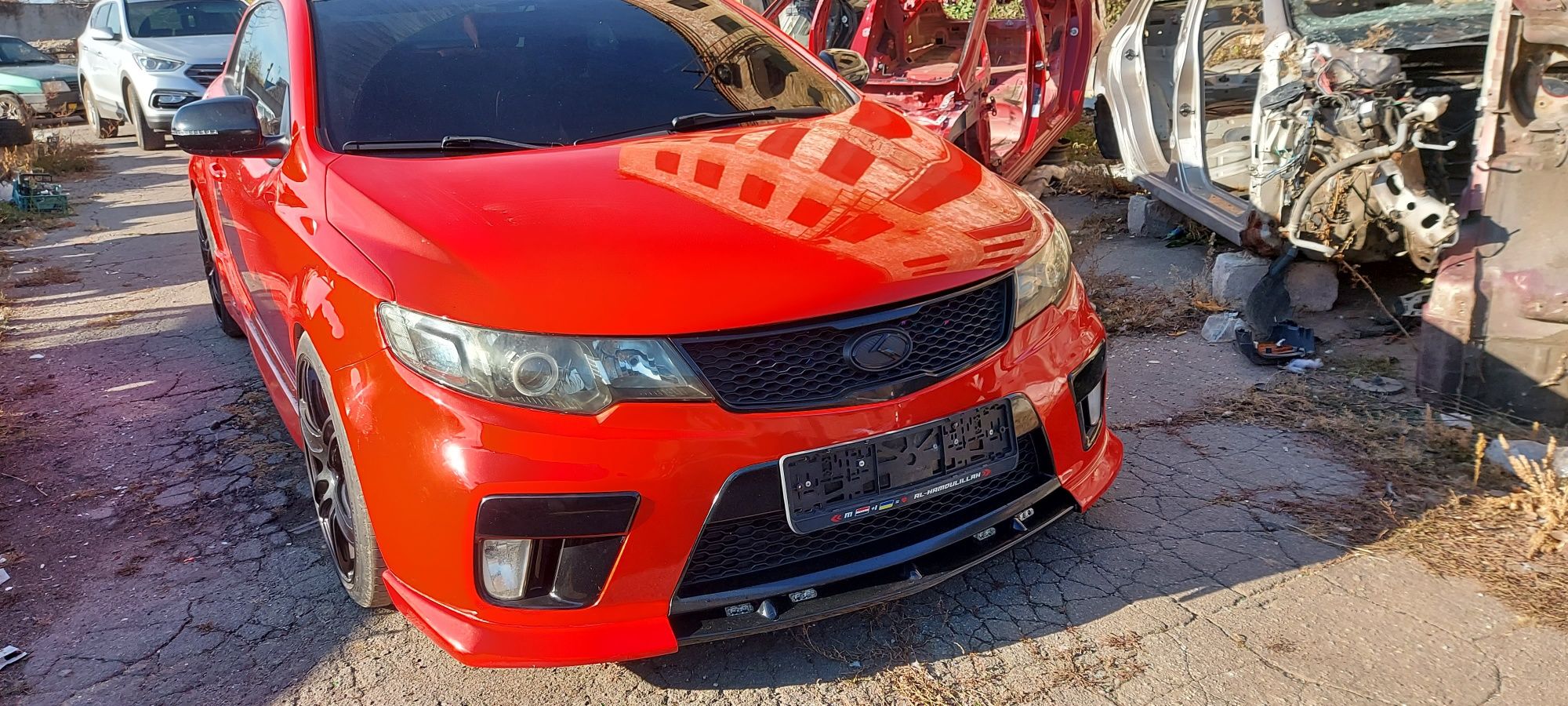 Бампер kia cerato/forte koup купе 2009-2012