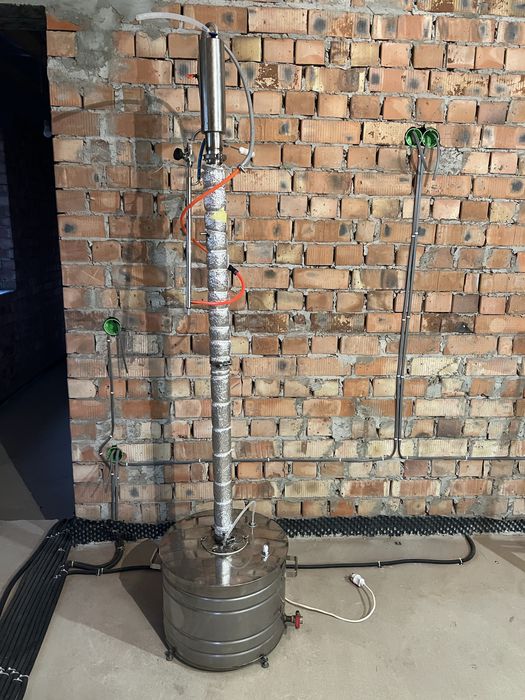 Ректифікаційна колонна, дистиляційна колонна, Куб нержавійка,