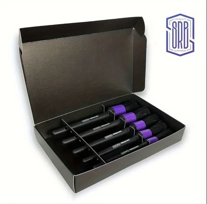 Набір пензлів (кісточок) для детейлінгу Surainbow (SRB) 5шт.