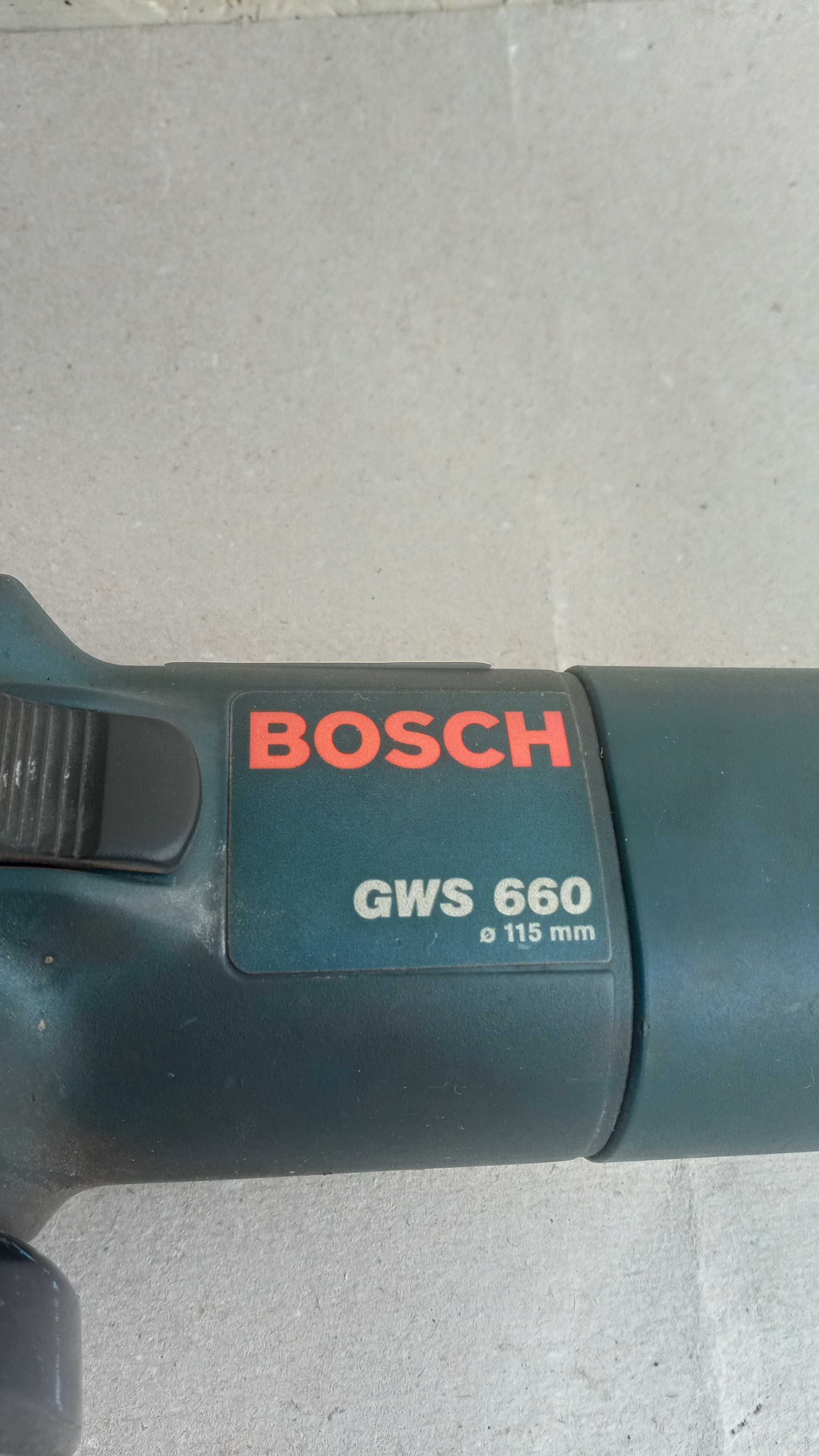 Niemiecka szlifierka kątowa Bosch GWS660, 660 W