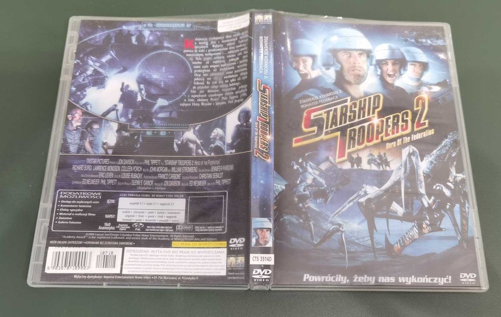 Żołnierze kosmosu II [Starship Troopers 2] DVD napisy PL