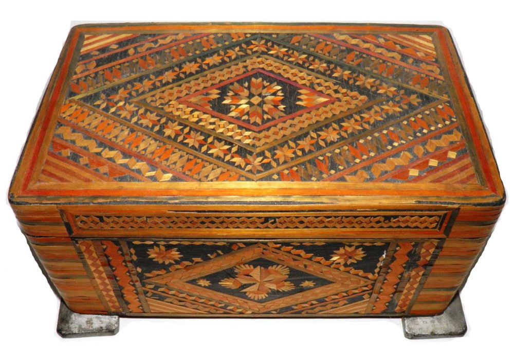 Хохлома роспись по дереву Винтаж СССР Шкатулка Стопка Рюмка Ложка