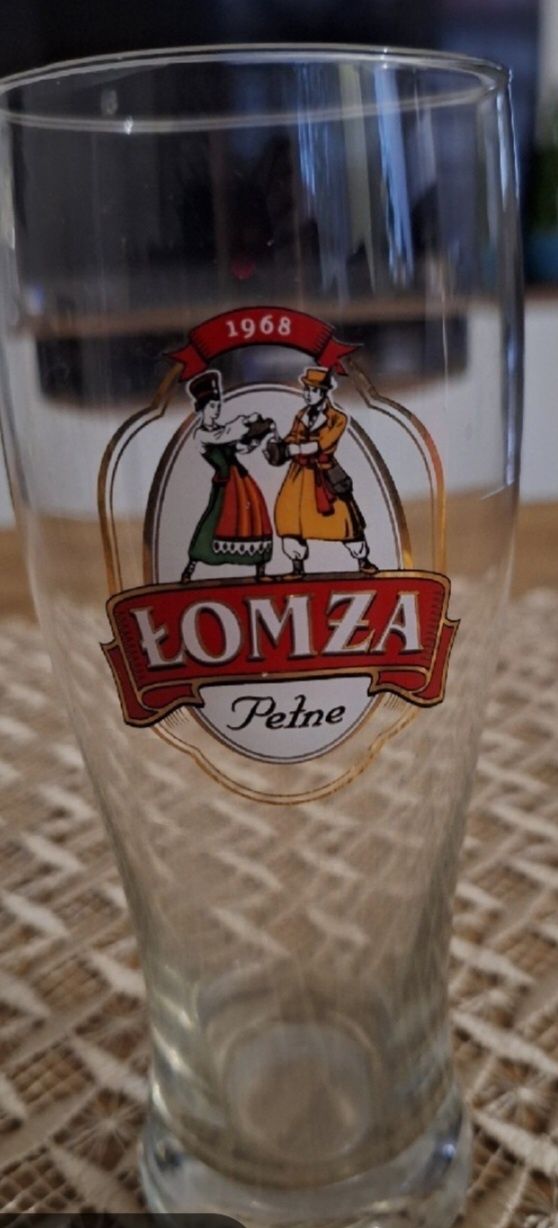 Szklanki do piwa Łomża sprzedam