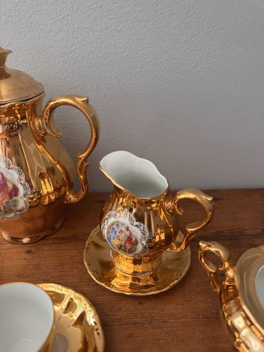 Vintage Serviço cafe Gold 1945