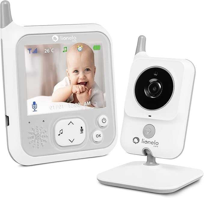 Elektroniczna Niania Lionelo Babyline 7.1 Kołysanki Alarm Tryb Nocny