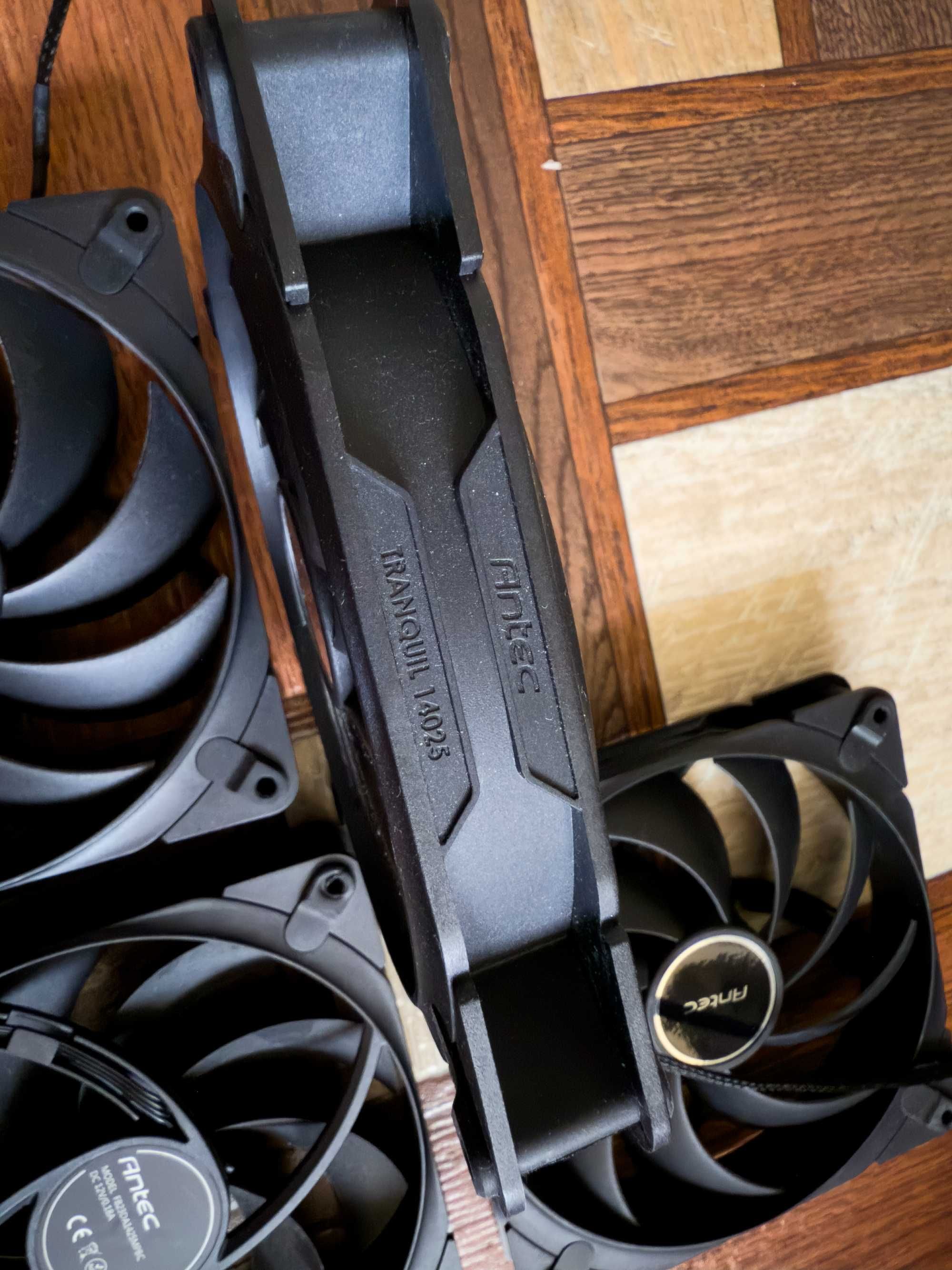 4x Antec Tranquil 140mm PWM Вентилятори. Система охолодження ПК