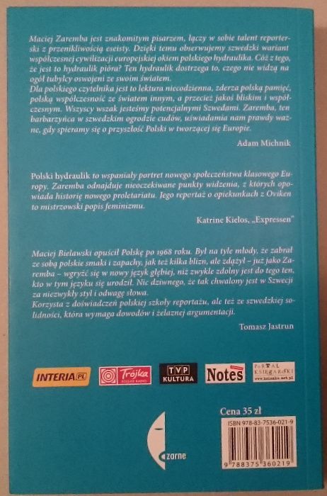 Maciej Zaremba - Polski hydraulik i inne opowieści
