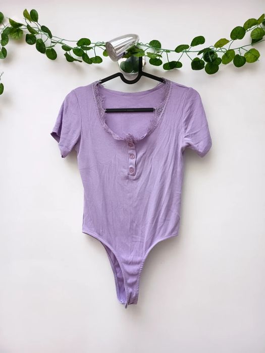 Body Lilás de Malha