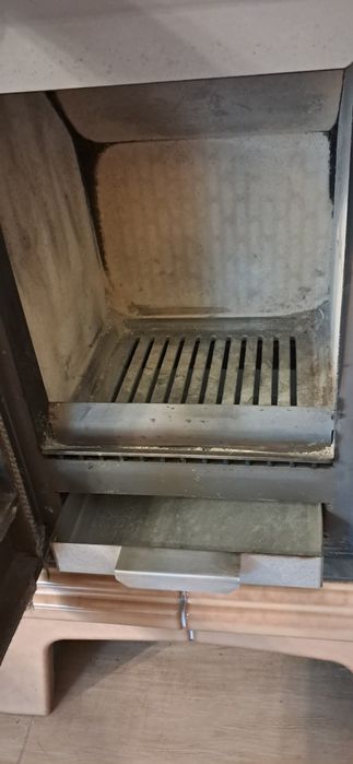 PIEC KAFLOWY kominek koza stalowy