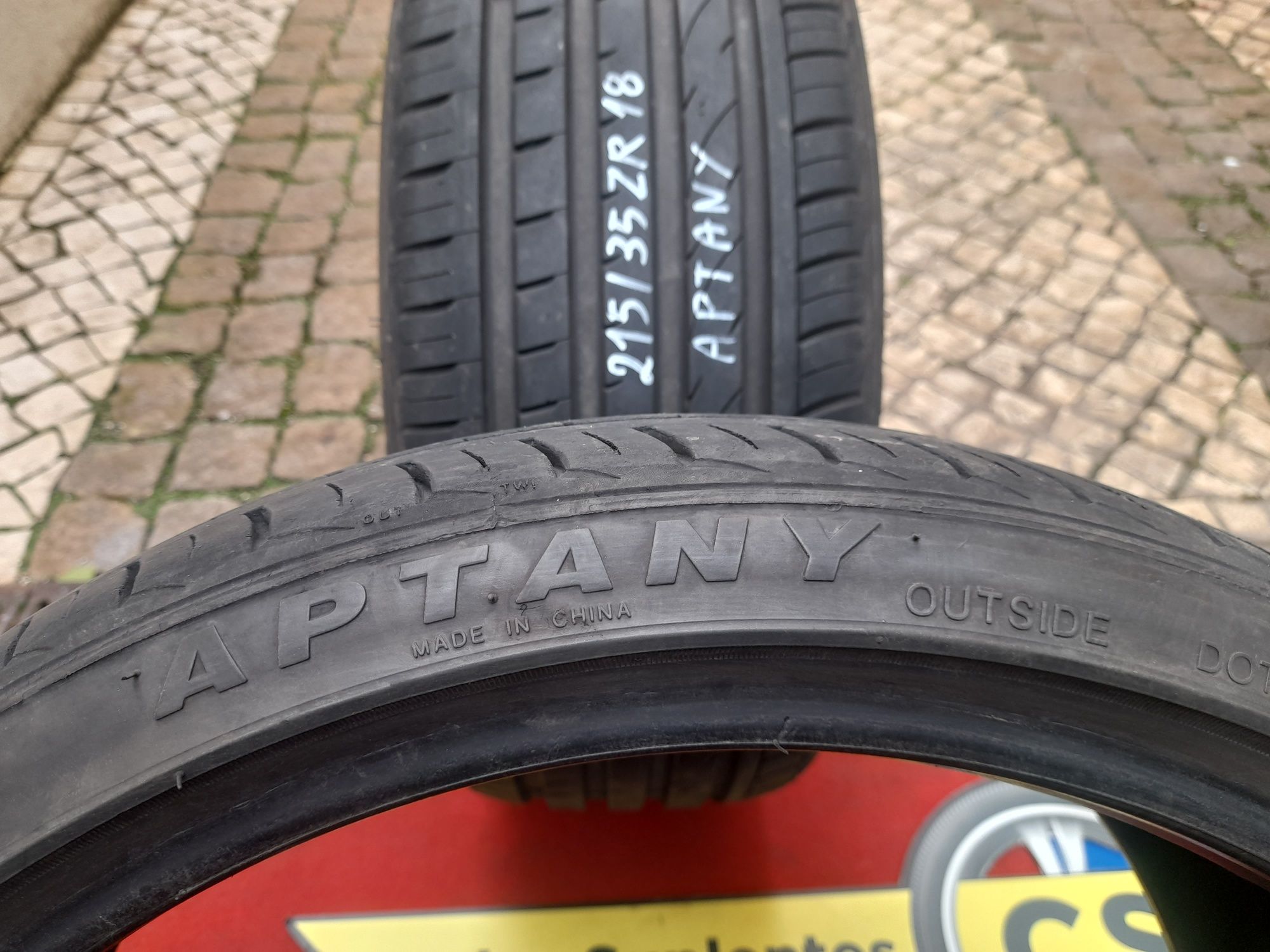 2 Pneus 215/35ZR18 e 245/45R18 Bridgestone