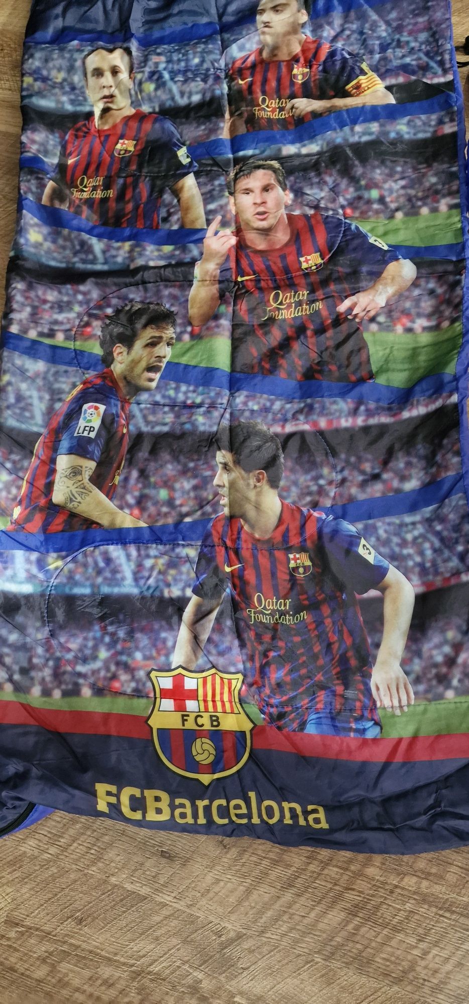Śpiwór FC Barcelona namiot