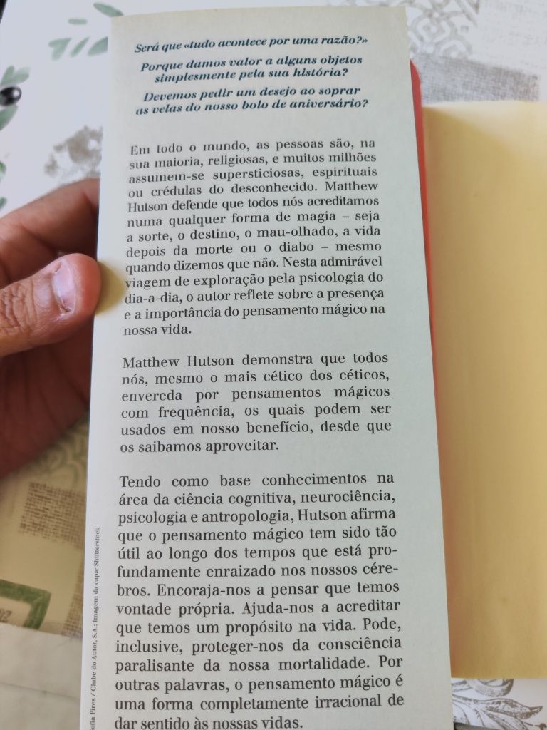 É Preciso Acreditar! Livro de Matthew Hutson 
Autor: Matthew Hutson