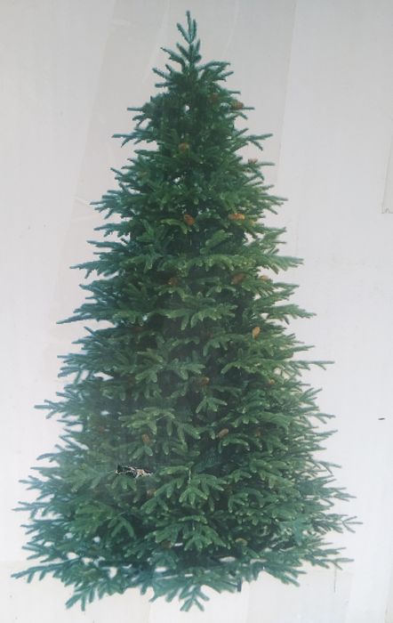 Ялинка 180 см штучна лита з шишками