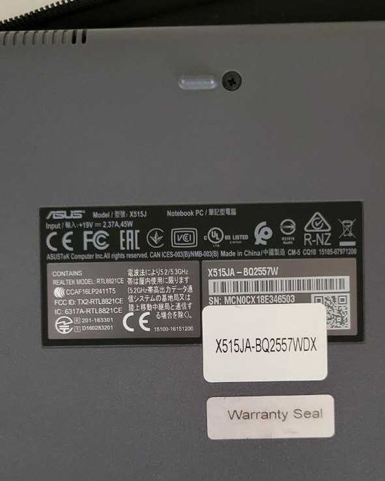 Laptop ASUS X515JA