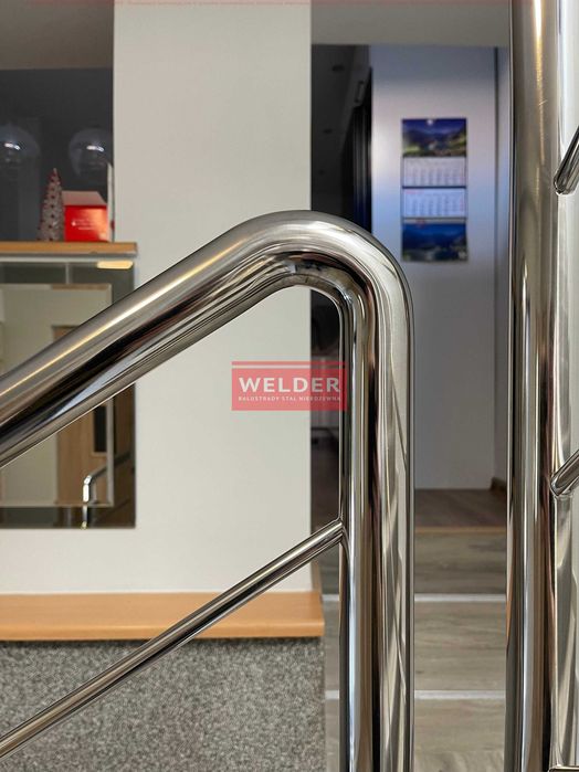 Balustrady harfa nierdzewne szklane nowoczesne loft poręcz