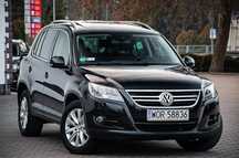 Volkswagen Tiguan Piękny Volkswagen Tiguan *4x4*SKÓRY*