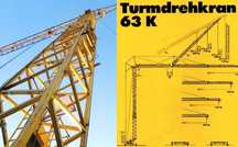 Баштовий будівельний кран Liebherr 63 K самомонтуємий 6 т