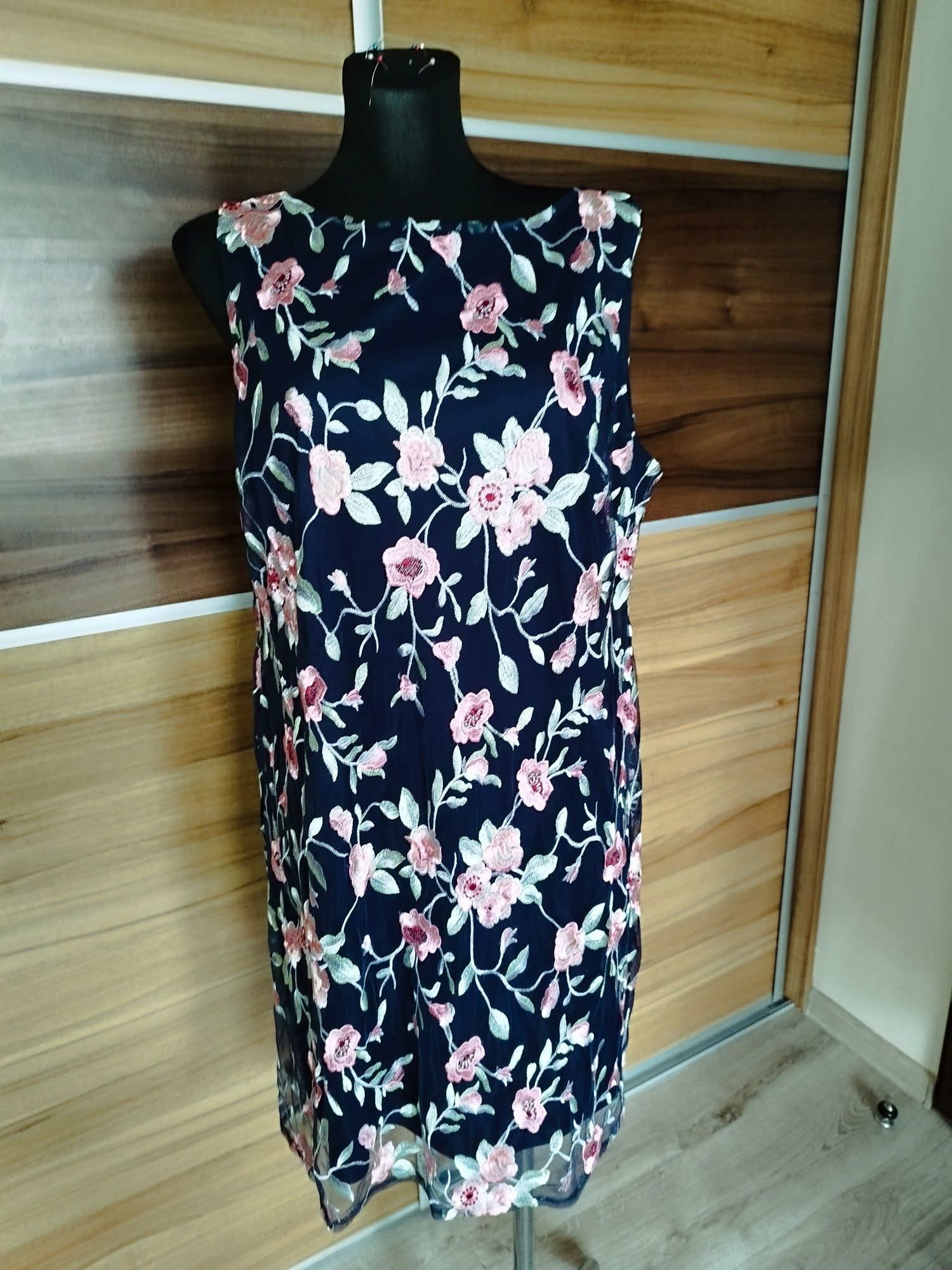 Elegancka sukienka na wesele 46 nowa z metką