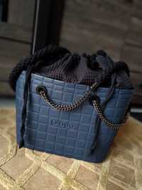 Nowa torebka obag Urban mini kafelek navy blu