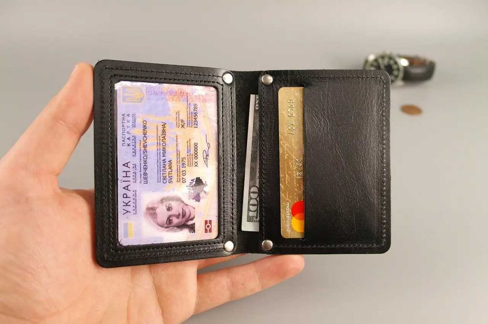 Обкладинка портмоне для автодокументів / нового паспорта