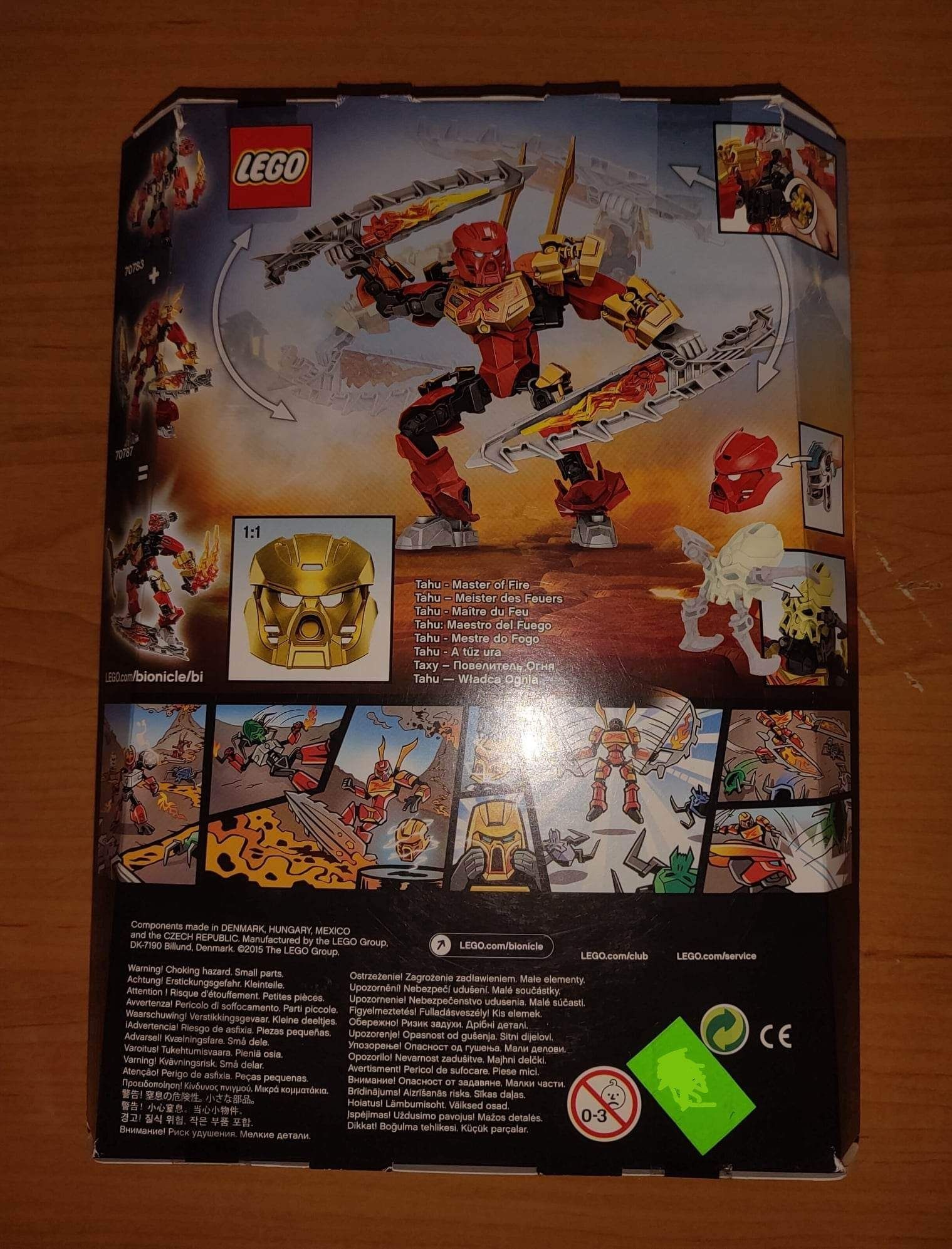 LEGO bionicle 70787 tahu władca piekieł MISB