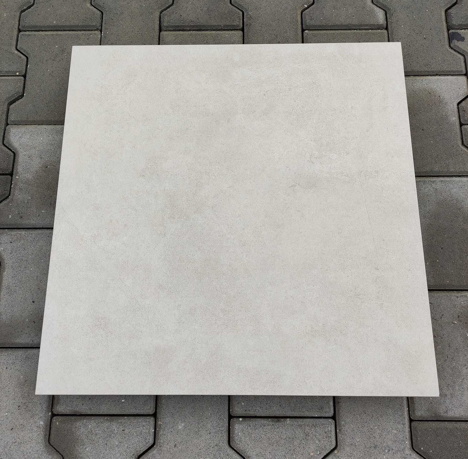 Płytki podłogowe gres matowy beton Qubus soft Grey 60x60 Gat.2
