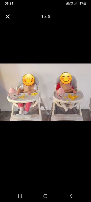 Krzesełko do karmienia dla dzieci