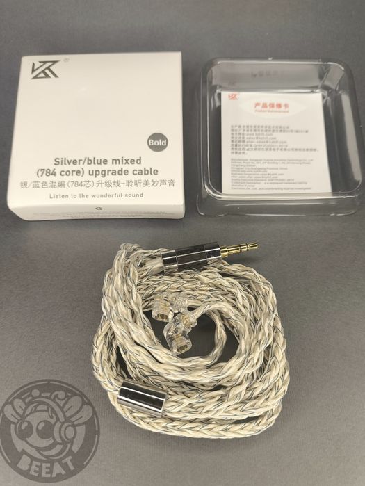 KZ Silver - Оригінальний кабель для навушників 3.5 mm - 0.75 2pin