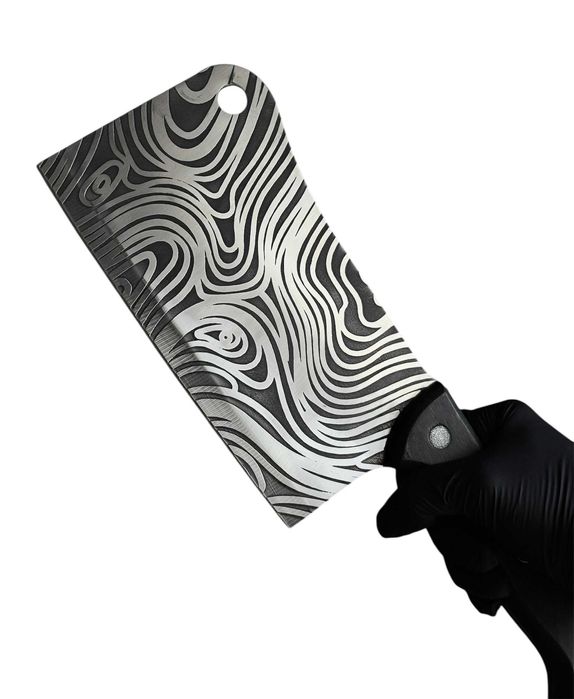 Сокирка кухонна сталь 65х13 Gorillas BBQ KN223 Сокирка ручної роботи