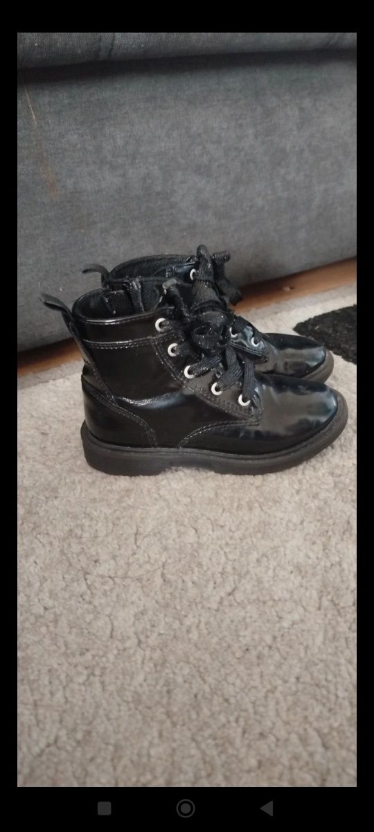 Botas pretas menina 26