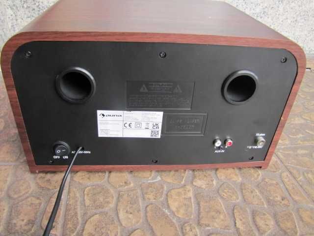 Radio w stylu retro AUNA Columbia DAB USB z CD drewniane