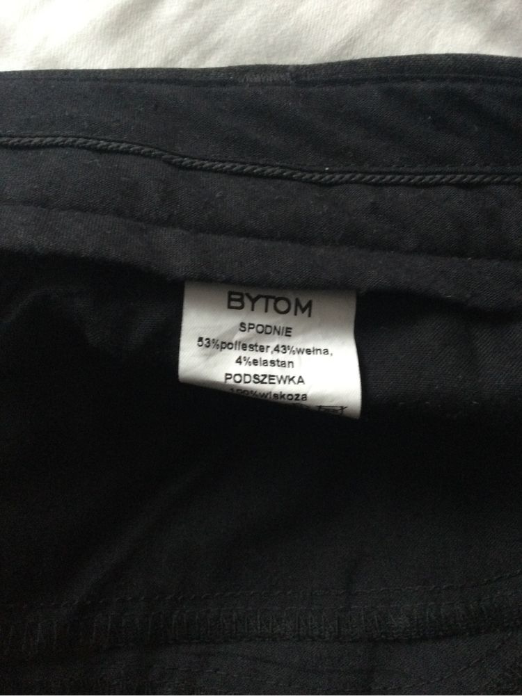 Spodnie męskie eleganckie szare Bytom r.176