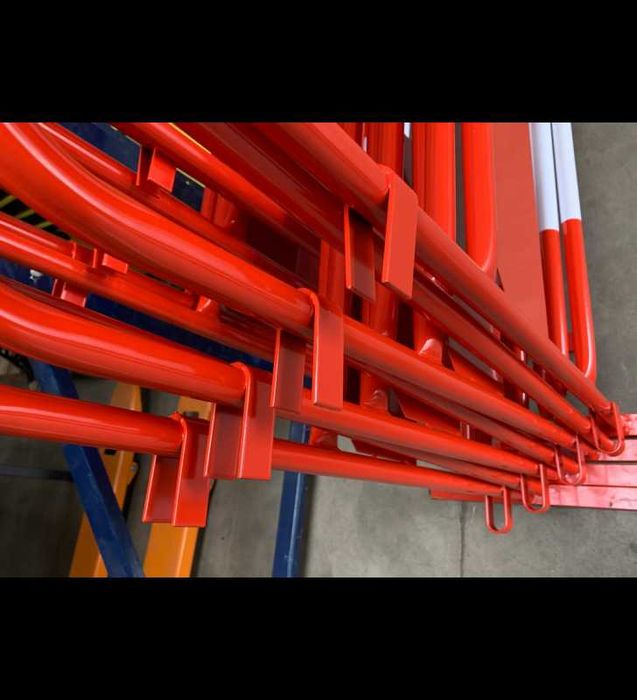 Panel barierka ostrzegawcza BHP drogowa 1,5x1m płotki ALTRAD 10szt.