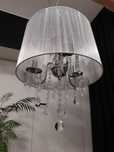 Lampa wisząca "Mona" srebrna + gratis