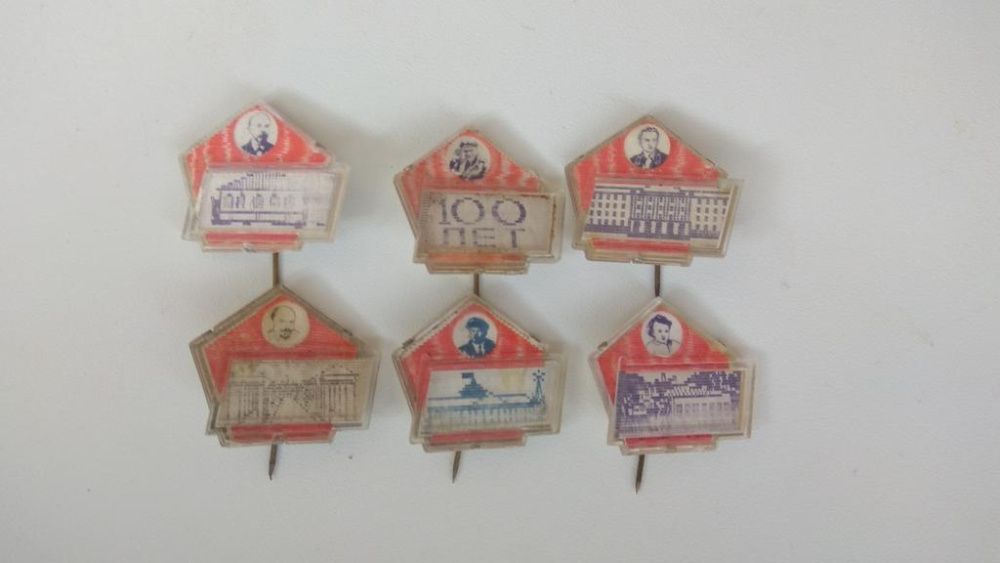 Набор значков Ленин комплект