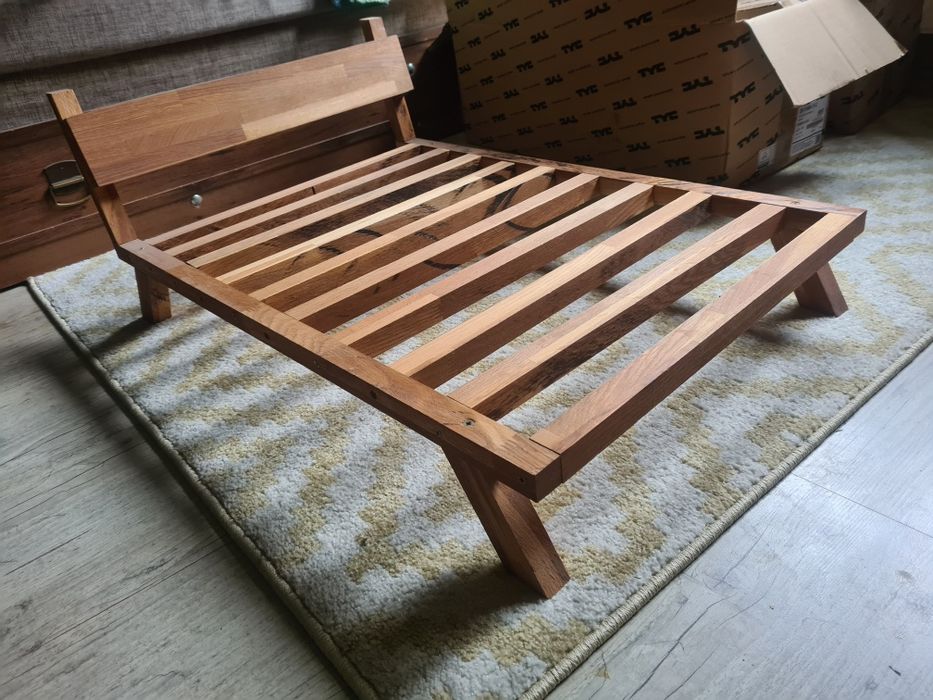 Legowisko łóżko dla psa drewniane debowe