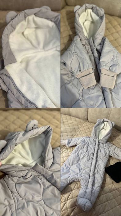 Продам демісезонний комбінезон 68 розмір(шапка в подарунок)