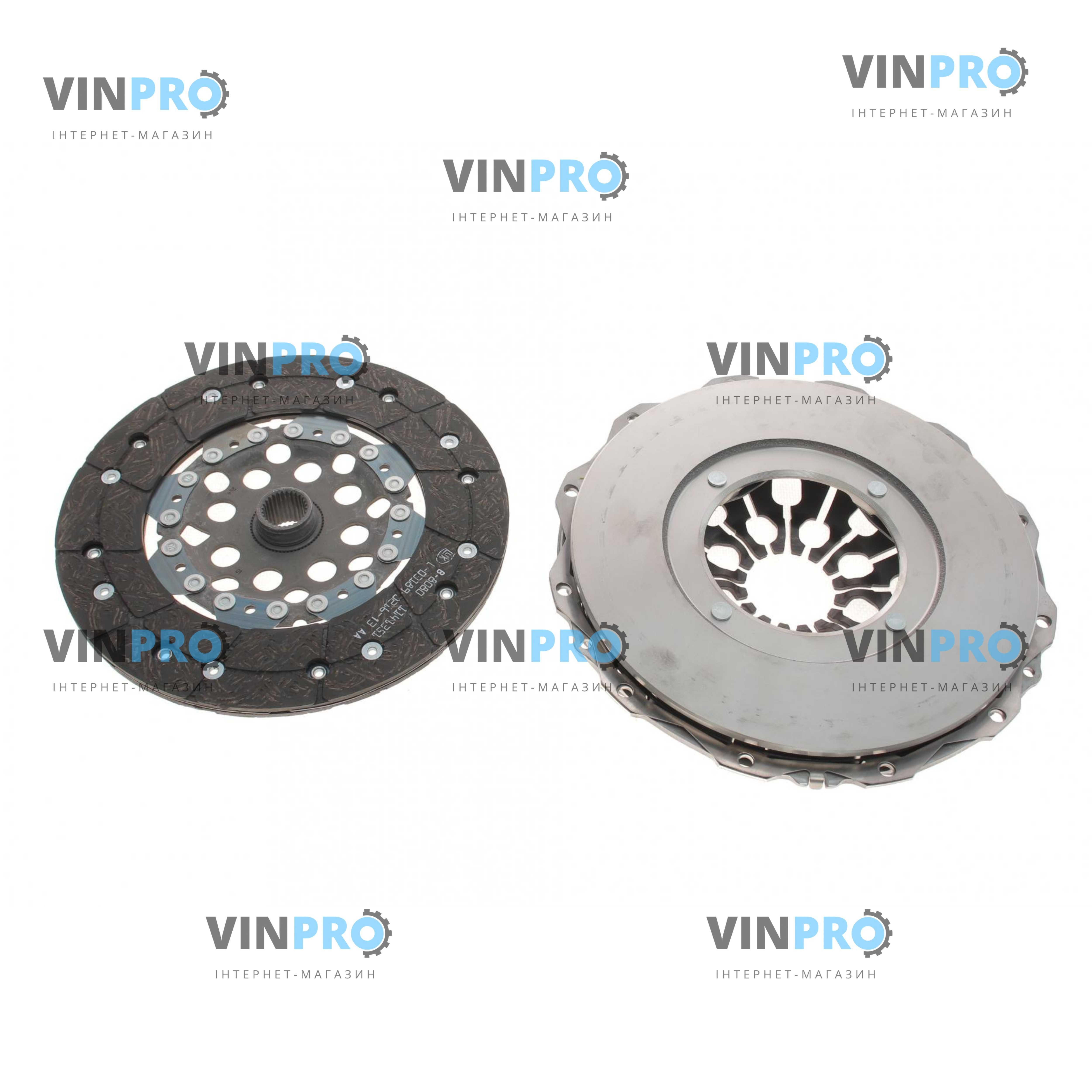 Комплект зчеплення VW T4 2.5TDI 95-03 (mot.ACV), d=220mm.