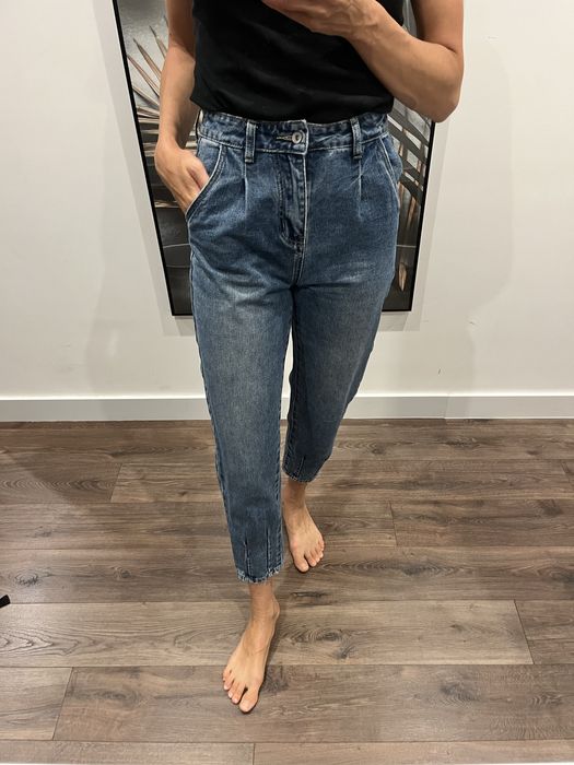 Spodnie jeansy wysoki stan 36/38