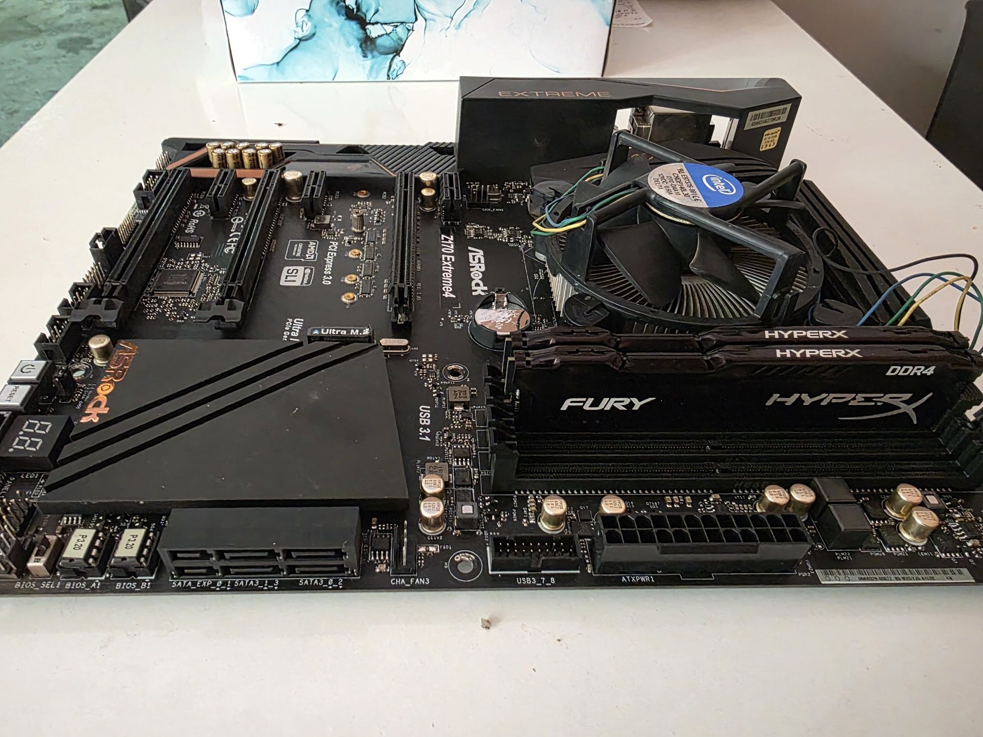 ASRock Z170 Extreme4 i5-7400 8GB DDR4 HyperX Fury