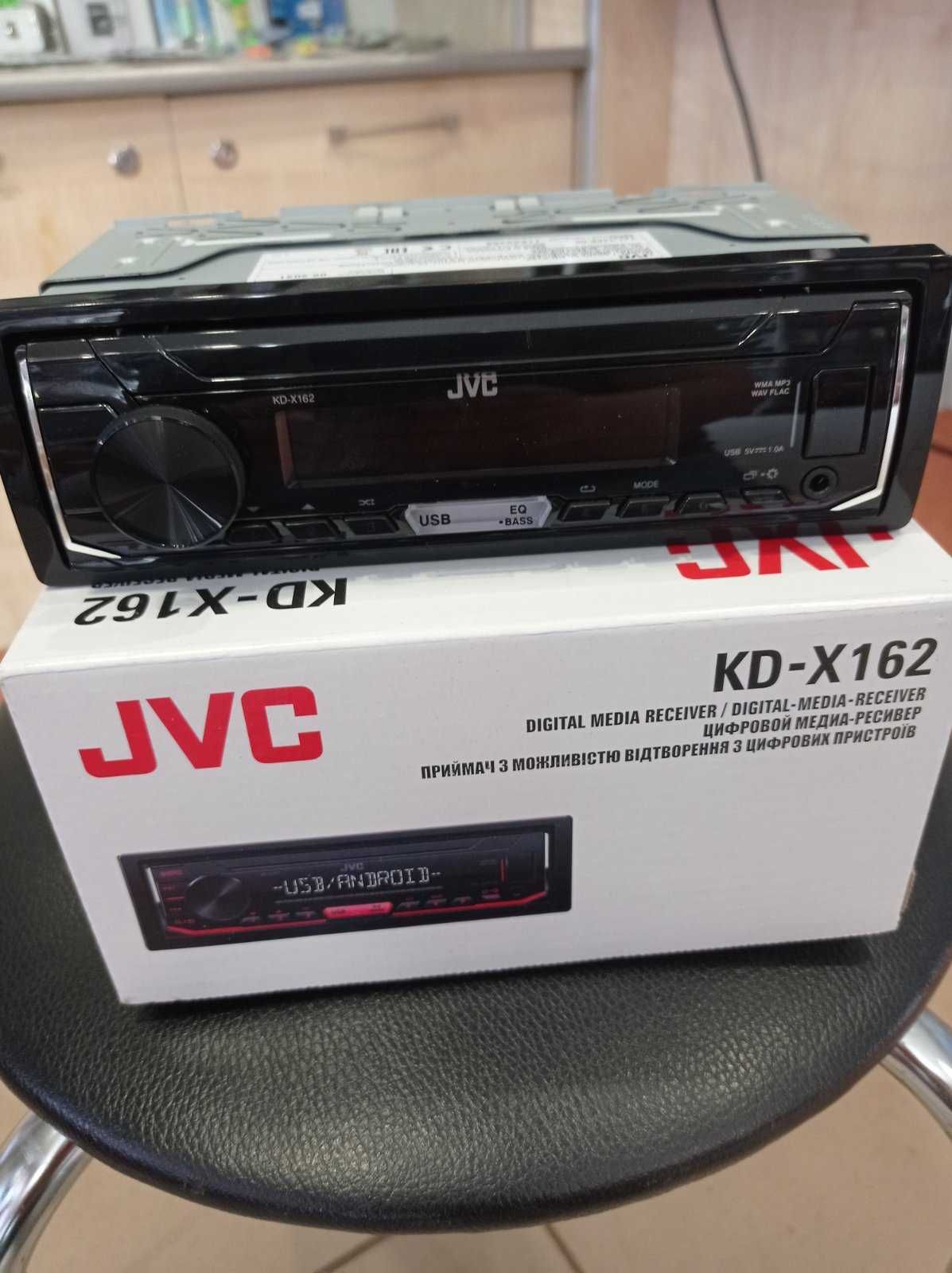 JVC KD-X162  автомагнитола (нові  гарантія 12 міс )