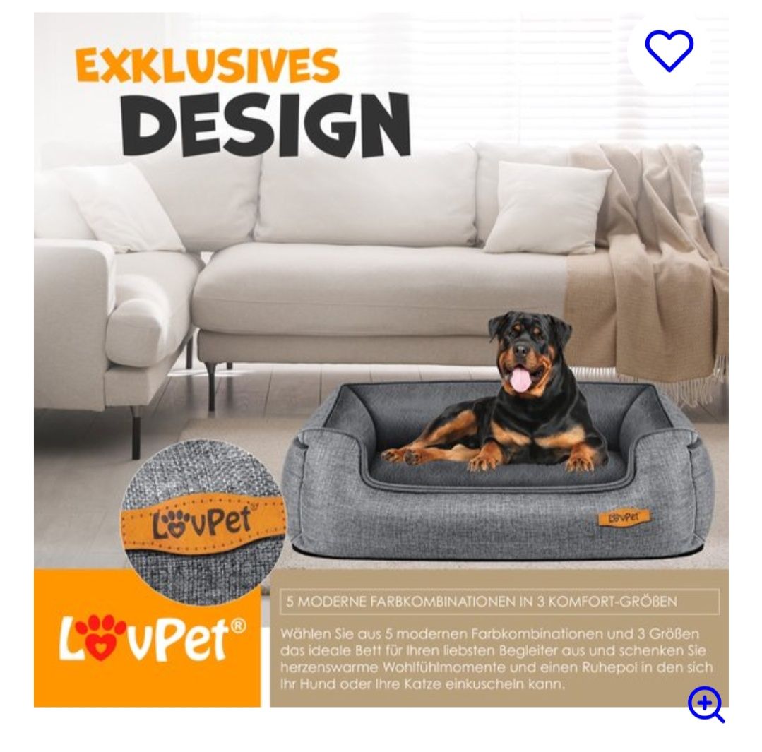 Legowisko dla psa 90x70x25 Gratis 3 kości